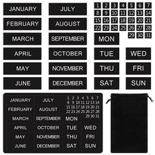 50 Pcs Calendar Magnet Numbers for Whiteboard and Refrigerator Magnetic Days