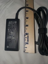 1 Genuine HP 45W blue tip laptop AC Adapter Power Supply charger 19.5V