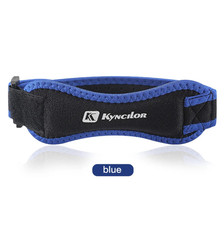 Adjustable Patella Knee Strap - Blue   Support for Running, Sports  Tend