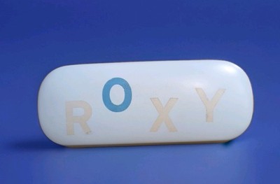 Roxy Hard Glasses Case Roxy.Com with Lens Cloth sprung