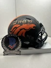 Javonte Williams Autographed Denver Broncos Eclipse Speed Mini Helmet-BAW