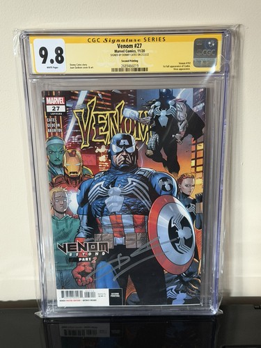 Venom #27 CGC 9.8 SS 2nd Print  1st Full Codex  signed by Donny Cates