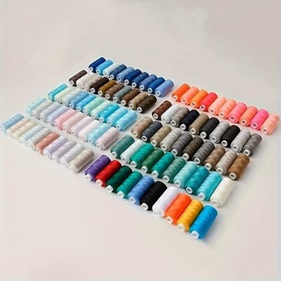 100 Color Sewing Thread 400 Yards Each Spool 402 Polyester Thread 10 Packs Of 10