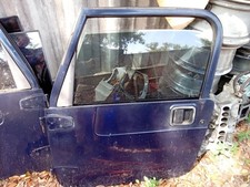 97-06 Jeep Tj Wrangler Blue Pbt Full Driver Passenger Doors Very Nice