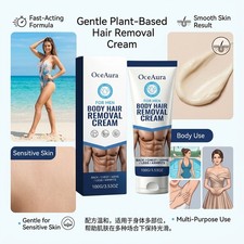 Men Intimate Hair Removal Cream For Men Easy Painless Depilatory 100ml