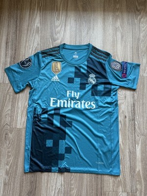 Fly Emirates Jersey Medium Blue Soccer FIFA World Champion 2017 Ronaldo #7