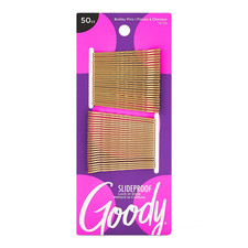Slideproof Bobby Pins - 50 Ct, Metallic Blonde, High Gloss Bobby Hair Pins for S