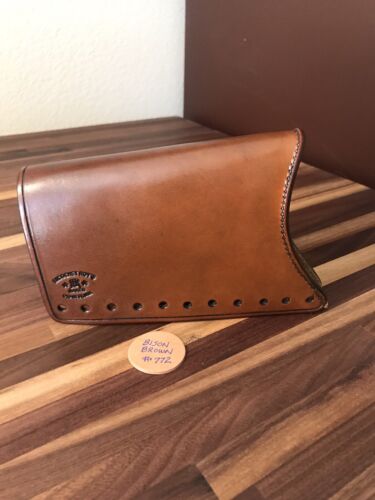 SASS Cowboy Action Leather Stock Cover Uberti 73 Straight Grip Crescent #746