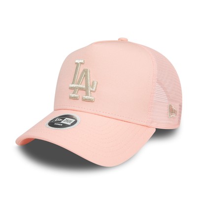 New Urban Outfitters LA Dodgers Pink Y2K Jeweled Trucker Hat One size Urban Outfitter Dodger Rhinestone Hat | TikTok main image 2