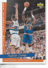 1993-94 Upper Deck Patrick Ewing Signature Moves Card