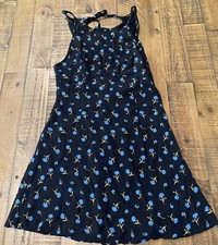 Urban Outfitters Floral Mini Dress Size 6 Blue and yellow flowers