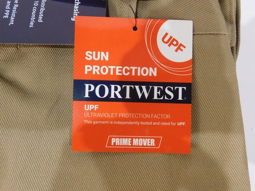 (PW87K)Portwest Mens Prime Mover Cargo Pants Taped Cotton Work MP700 size 87R - Picture 11 of 11