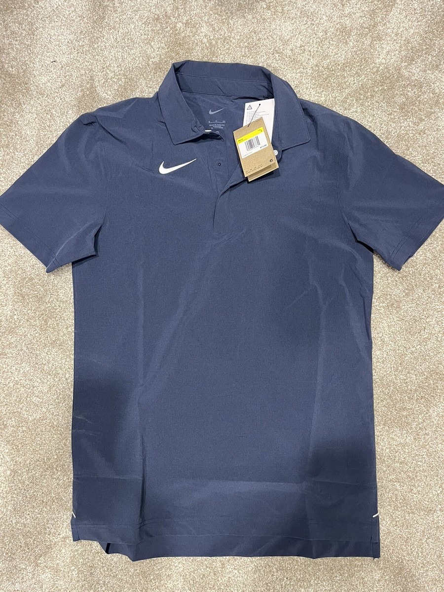 Nike DJ5123-419 Football Dri-FIT Coaches Polo Embroidered Logo