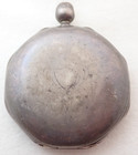 Coin Silver Hunter Pocket Watch Parts Antique 18s Illinois 7j Key Wind