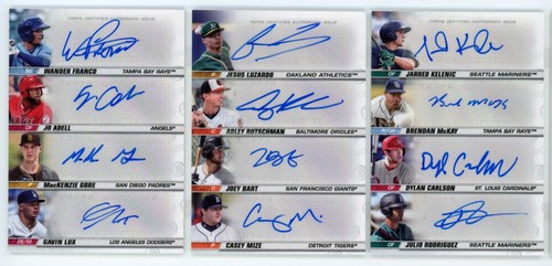⚾️ 2020 Bowman Ultimate Autograph Book 24 Autos BICHETTE WITT RODRIGUEZ LEWIS/10 - Picture 4 of 15