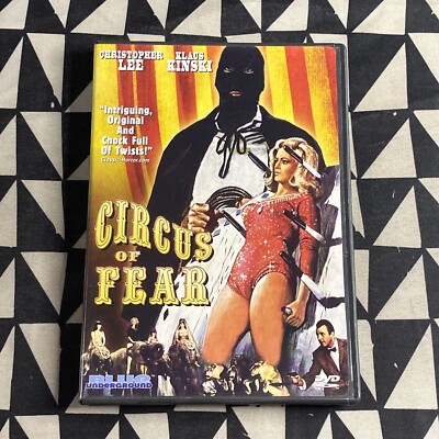 Circus of Fear DVD Horror Movie 1966 Christopher Lee Klaus Kinski