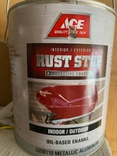 Ace Rust Stop Indoor / Outdoor Aluminum Oil-Based Enamel Rust Preventative Paint