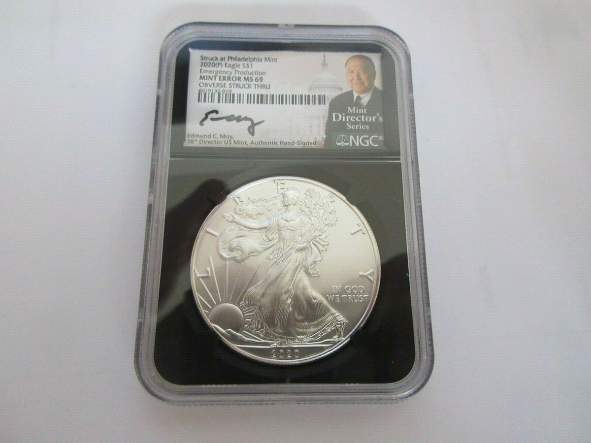 2020(P) Eagle S$1 Emergency Production Mint Error MS 69 Obverse