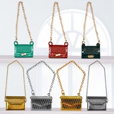 1:6/1:12 Scale Dollhouse Miniature Metal Fashion Bags Dolls Dress Up Accessories