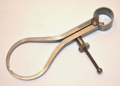 New Old Stock  MOORE & WRIGHT UK Micro 4 inch Square Leg Spring Outside Caliper