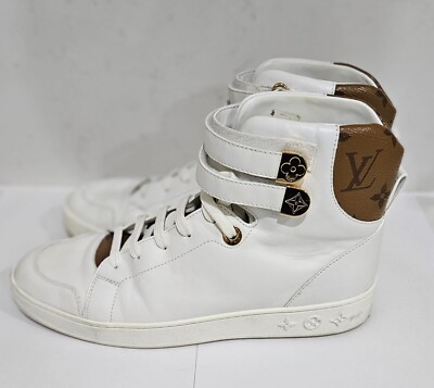 LOUIS VUITTON - REVERSE MONOGRAM - Frontrow women s high top sneakers SIZE 38.5