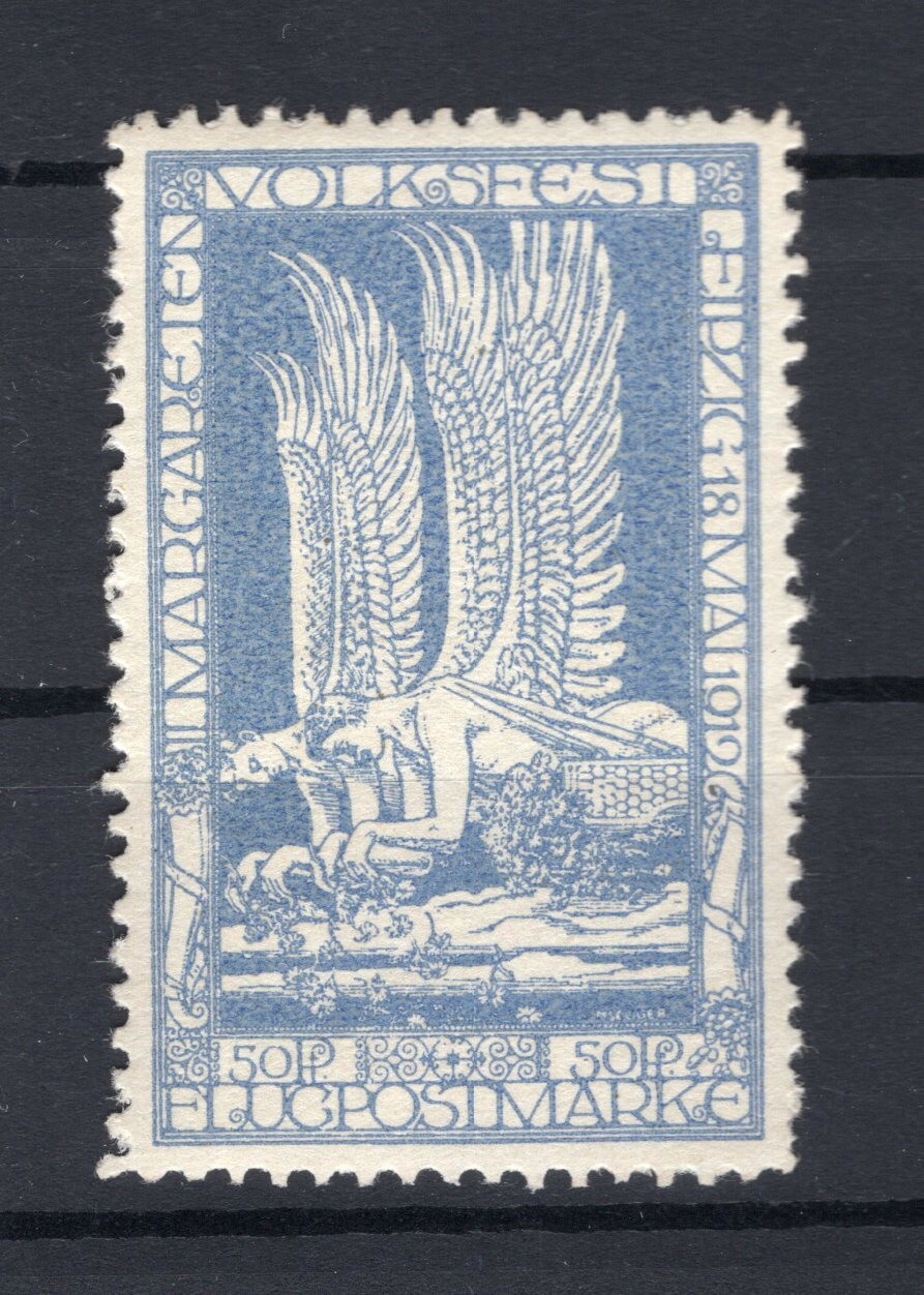 Dr-Germania Margaretehflug 4b Rare in B-Color! Mnh Postfrisch 300eur (F4656)
