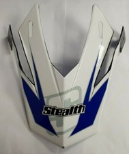 Ersatz Stealth HD210 GP Replica Motocross Helm Peak blau wei&szlig; Ex-Display