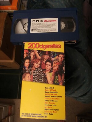 200 cigarettes vhs 200 Cigarettes RARE Blue Tape VHS 90s MTV Christina Ricci Kate Hudson Jay  Mohr 97363349334| eBay