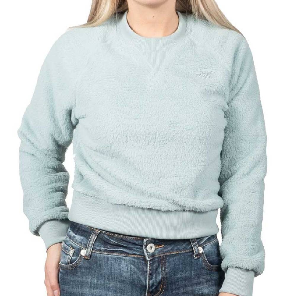 THE NORTH FACE Womens Dunraven Fleece Crewneck Top, Size XS, Mint