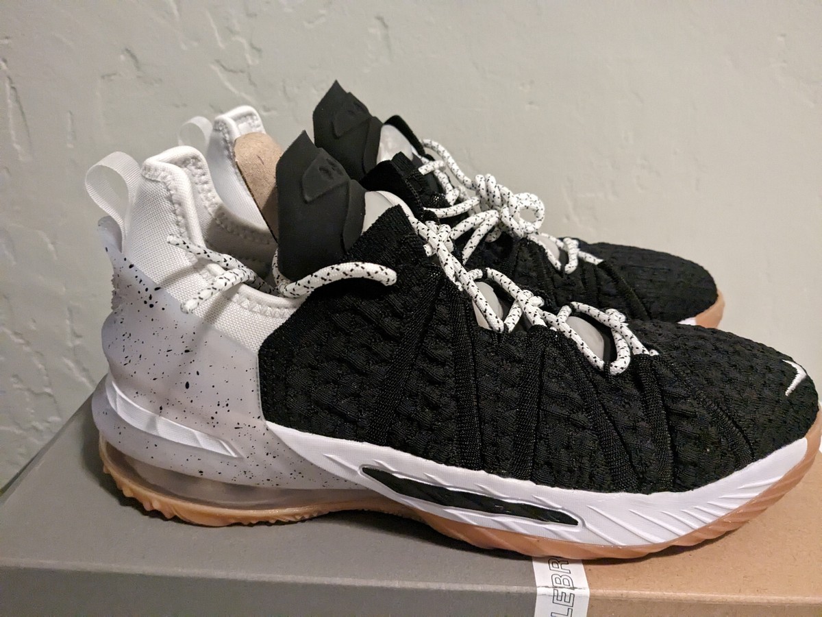 Nike LeBron 18 (GS) Black White Gum Oreo CW2760 007 Basketball