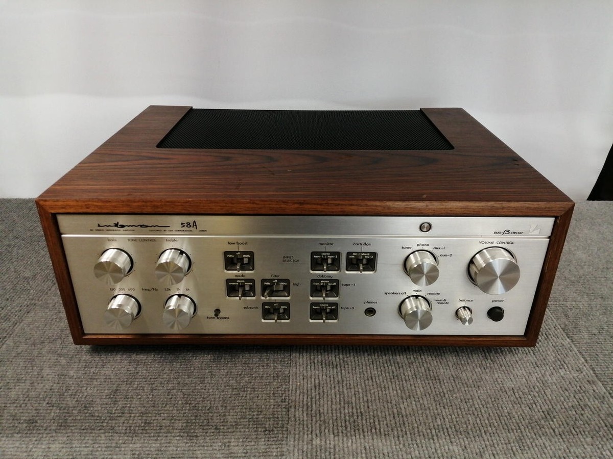 ともちゃん　L-58A LUXMAN ラックスマン　プリメインアンプ ◇全国発送可◇LUXMAN L-58A/L58A プリメインアンプ