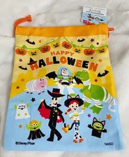 Daiso and Disney, Toy Story Happy Halloween Drawstring Mini Pouch or Bag