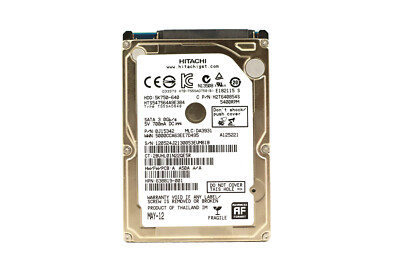 HP HTS547564A9E384 640GB 2.5'' 3Gb/s 5.4K RPM Hard Disk P/N: 638819-001 Tested