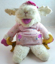 Vintage 1990 "Baby Lamb Chop" Hand Puppet "Shari Lewis" "Target"