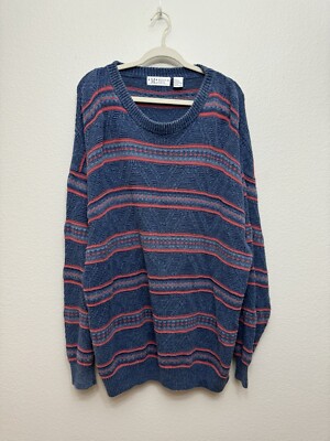 VTG Brian MacNeil Sweater Mens 3XL Cosby Abstract Acrylic Rare Size