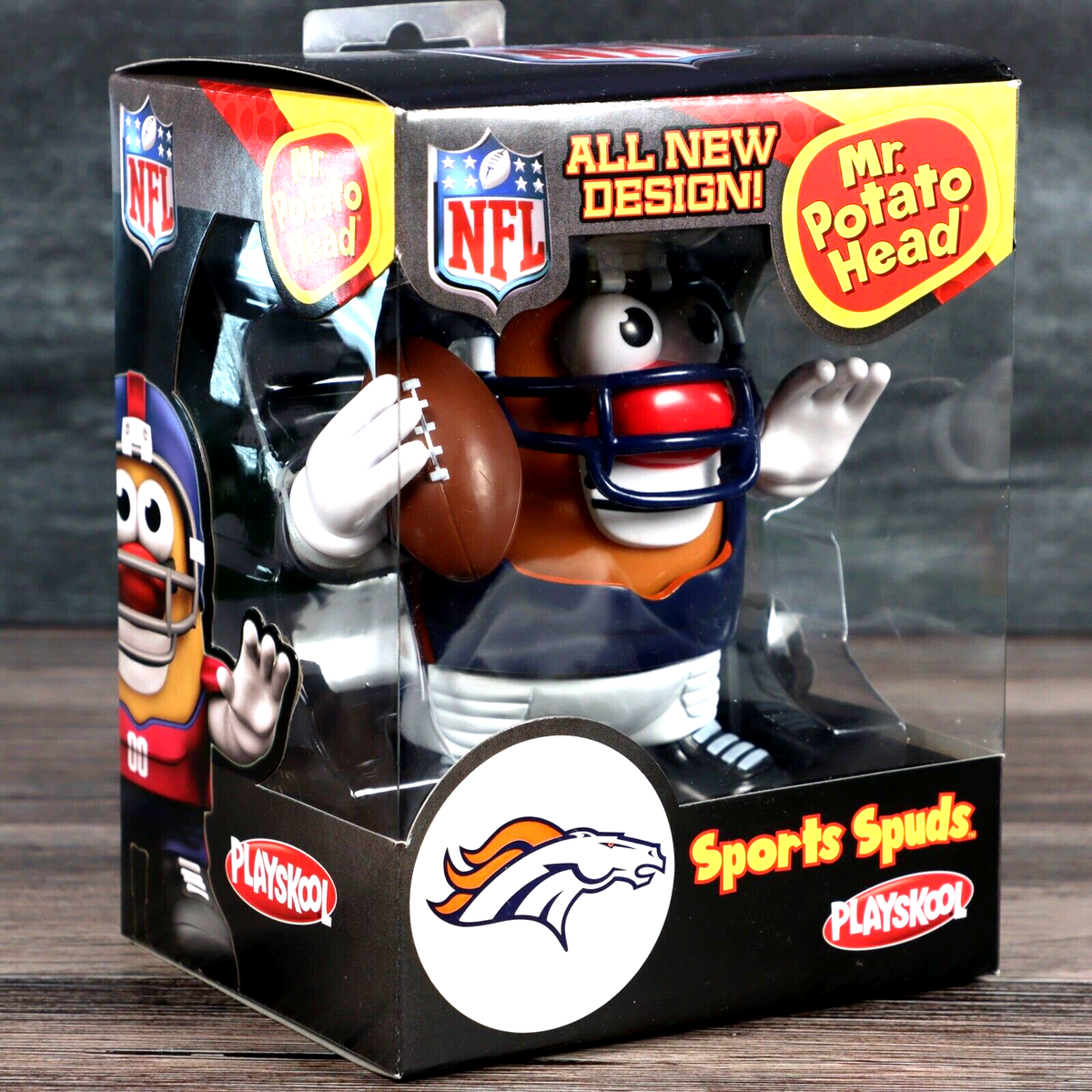 Denver Broncos Mr. Potato Head Sports Spuds Figure NFL Playskool