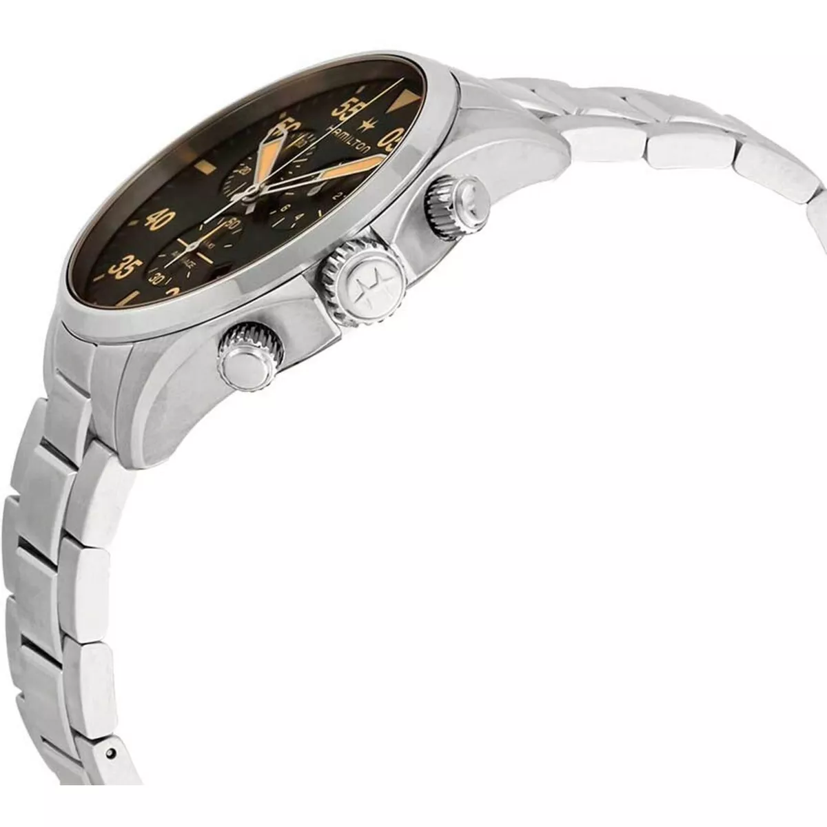 Hamilton Men s Watch Khaki Aviation Pilot Quartz Black Dial