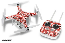 DJI Phantom 3 Drone Wrap RC Quadcopter Decal Sticker Custom Skin Accessory DC R