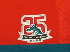Kelowna Rockets Game Worn Used Jersey # 14 Rourke Chartier KHL Kunlun Red Star