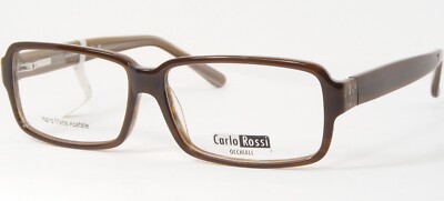 Carlo Rossi OCCHIALI 7189 22 Brown UNIQUE RARE EYEGLASSES GLASSES 54-13-135mm