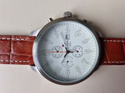 von STEUBEN Chronograph, Lederband, neu