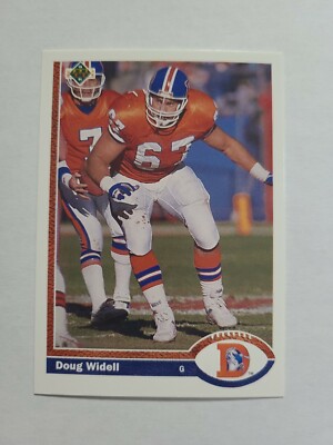 DOUG WIDELL 1991 UPPER DECK FOOTBALL CARD # 479 E1563 | eBay