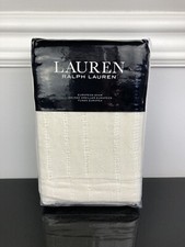  135 Lauren Ralph Lauren Callen Euro Sham Open Weave Cream 26" x 26"