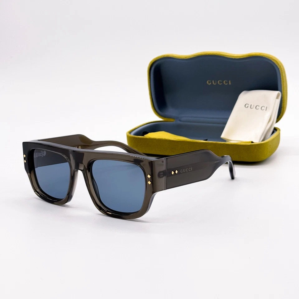 NEW AUTHENTIC GG1262S 003 GUCCI UNISEX SHIELD SUNGLASSES