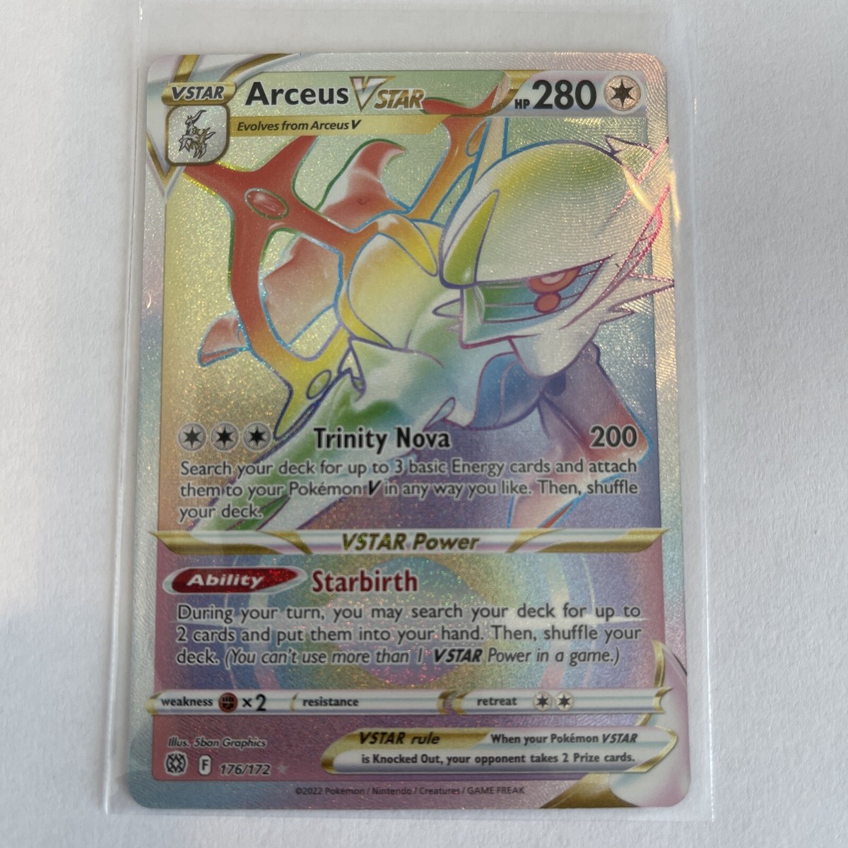Arceus VSTAR (Secret) (176) - SWSH09: Brilliant Stars [SECRET RARE] | Ozzie Collectables