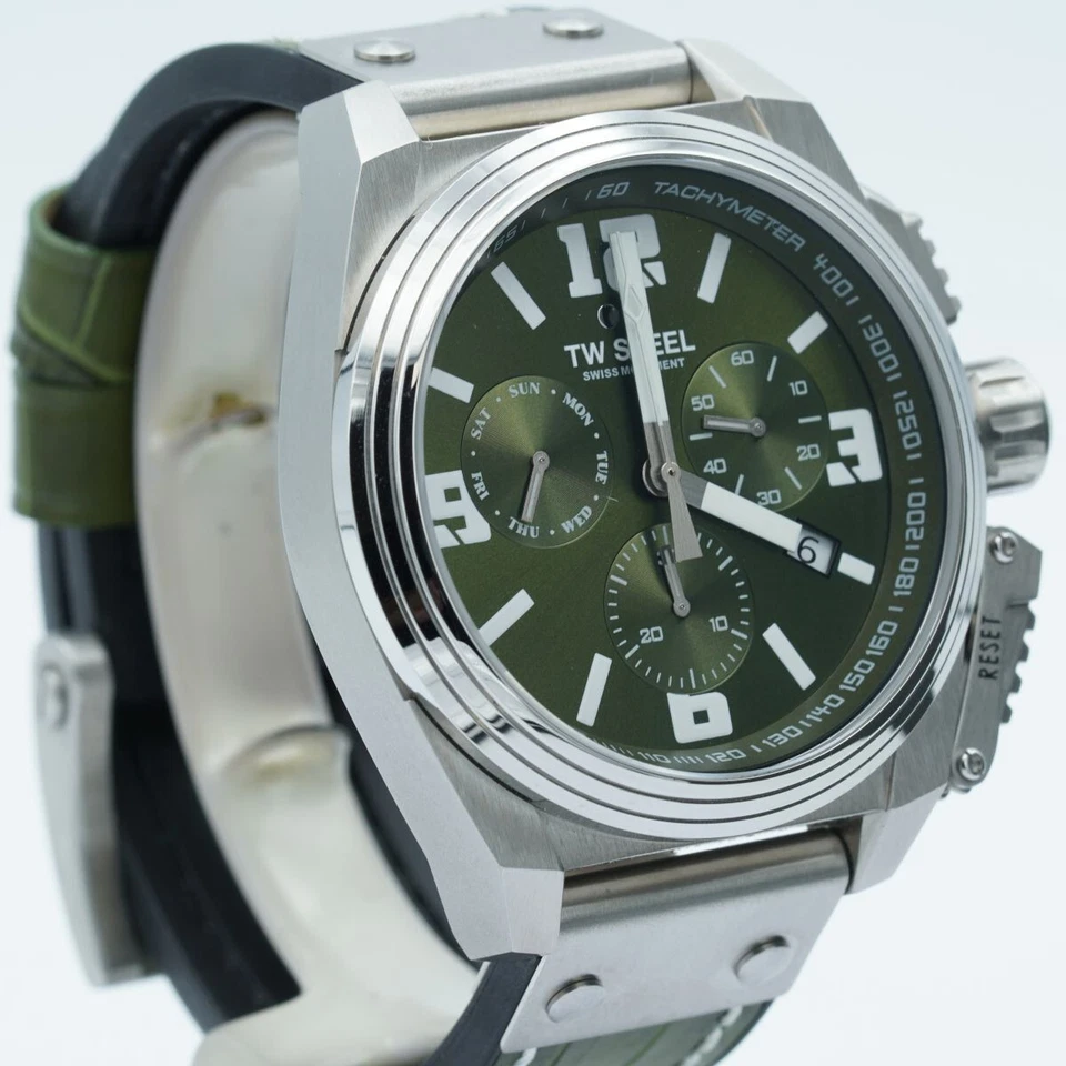 Tw Steel Canteen Chronograph Tw1116 46Mm Papers Rare Beautiful Condition - Image 2 of 4