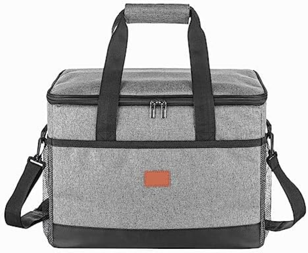 Borsa Frigo Isoterma, 36L Borsa Termica Pieghevole, Borsa Termica Porta Pranzo,