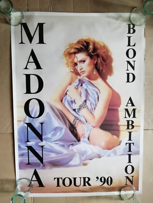 MADONNA - BLONDE AMBITION TOUR 1990 - ca. 86x61cm - ORIGINAL PROMO PLAKAT