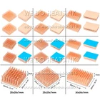 20x20x7mm 25x25x7mm 30x20x7mm Pure Copper Heatsink Without or With Thermal Tape