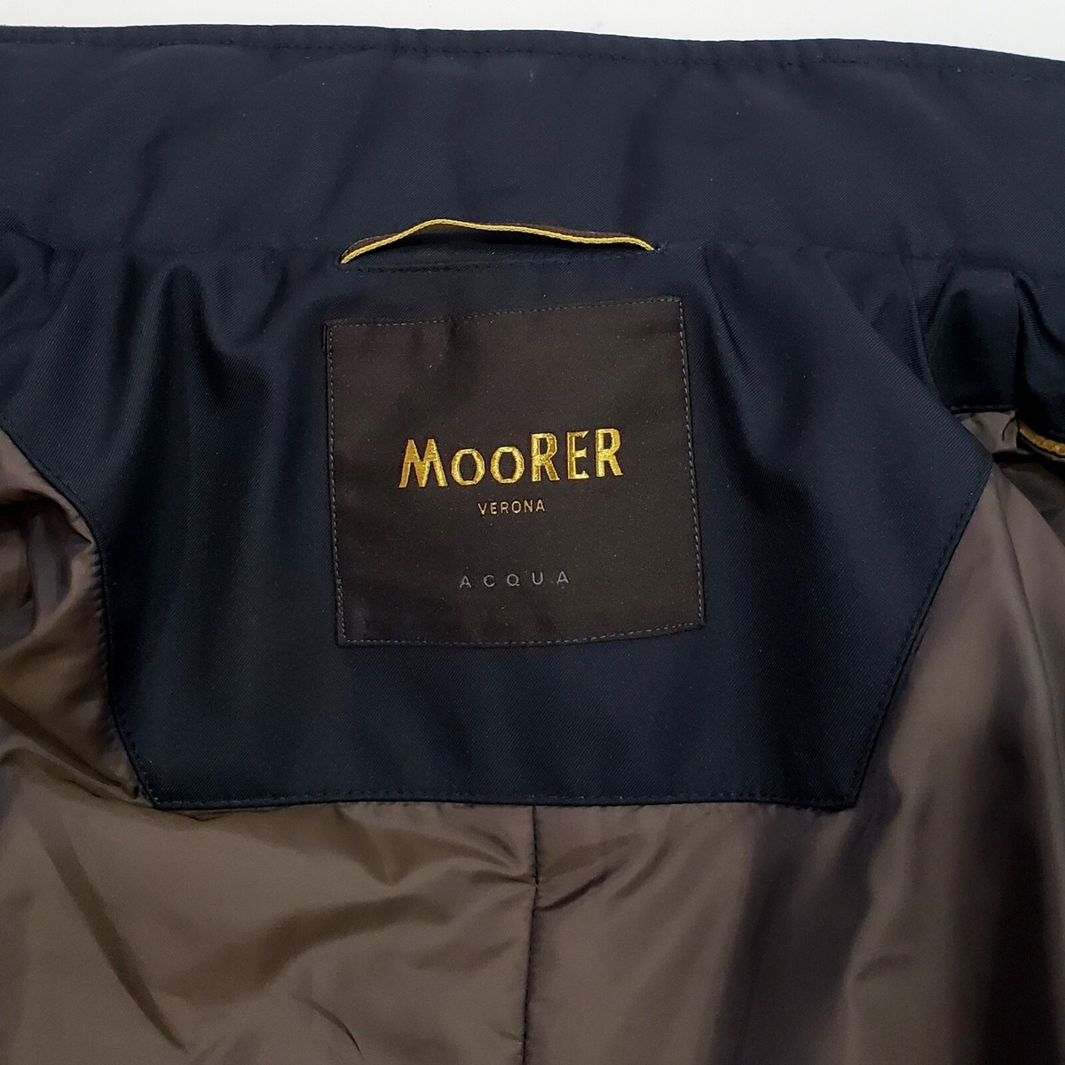 MOORER BERECCI-WI ACQUA Aqua Trench Car Coat Water Repellent 